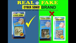 CYBER SONIC EAR MACHINE REAL AND FAKE [upl. by Beacham]