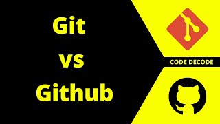 git vs github  Git and Github Differences  Difference between Git and Github [upl. by Ellenig353]