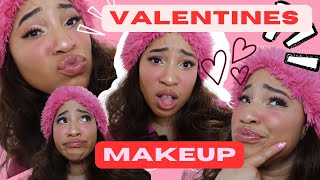 2024 Unintentional Kpop Valentines Day Makeup Tutorial [upl. by Alyehs]