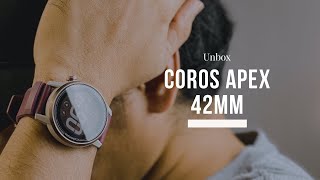 Unbox Coros Apex 42mm dan review ringkas [upl. by Tullusus]