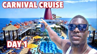 I TOOK A 4 DAY CRUISE TO COZUMEL MEXICO  DAY 1 CARNIVAL CRUISE [upl. by Joshua454]