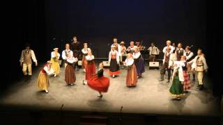 Latvian traditional folk dance Govju kazāks [upl. by Soni]