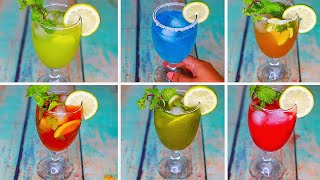 6 Refreshing Summer Drinks  Cold Drinks For Summer  Yummy Summer Drinks Recipe [upl. by Duj113]