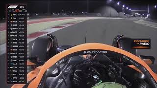 Daniel Ricciardo angry Team Radio after Bahrain GP Qualifying [upl. by Nonnaihr]