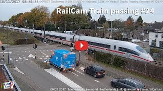 RailCam Passing with 16 Trains in 9 minutes [upl. by Lissi]