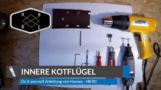 Do it yourself  Innere Kotflügel Inner Fenders für den SCX10 II Deutsch  HD [upl. by Vinson887]