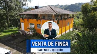 VENTA DE FINCA EN SALENTO QUINDIO COLOMBIA [upl. by Nerfe]