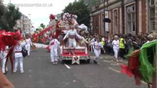 Paraiso School of Samba Notting Hill Carnival 2011  Part 2 of official video [upl. by Mastat697]