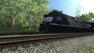 NS 4003 Dominates Saluda Grade [upl. by Akelam]