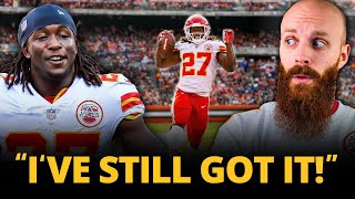 Kareem Hunt makes BOLD statement about his return Kelce “conspiracies” Chargers injuries amp more [upl. by Simons]