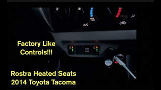 Rostra Heated Seats 2014 Toyota Tacoma [upl. by Eckel481]