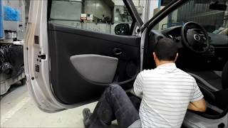 Tuto démontage habillage porte Renault Clio 3disassembly door Renault clio 3 [upl. by Calandria]