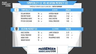 Timperley CC 2nd XI v Heaton Mersey CC 2nd XI [upl. by Boucher]