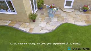 Pavestone Golden Fossil Sandstone Paving [upl. by Bamford]