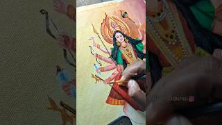 😍Maa Durga Paintingଆପଣମାନଙ୍କୁ ଦଶହରା ର ଅନେକ ଅନେକ ଶୁଭେଚ୍ଛାHappy Dussehra odia shorts [upl. by Soma]