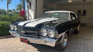 FOR SALE Earliest Known Baltimore MD Built 1970 SS Chevelle Convertible Surfaces in South Florida [upl. by Seldon]