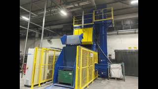 Machine for surface cleaning or peening in automotive aerospace foundry metalworking industry [upl. by Colson589]