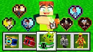 Minecraft mas TENHO CORAÇÕES de BEN 10 [upl. by Reichert]