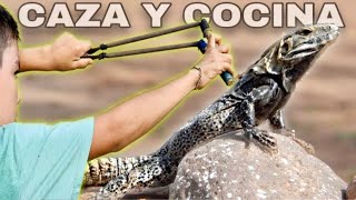 CAZA y COCINA de IGUANAS 🦎 con RESORTERA  SUSCRIPTOR INVITADO [upl. by Kroll134]