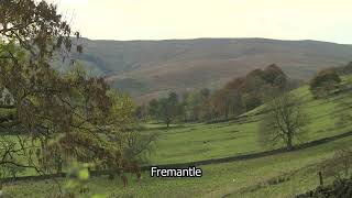 Yorkshire Dales  Hawes  Yorkshire countryside  Fremantle Stock Footaga  E18R18 029 [upl. by Ettezel]