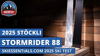 2025 Stockli Stormrider 88  SkiEssentialscom Ski Test Review [upl. by Elleiram]