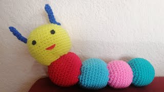 Hermoso gusanito amigurumi tejido a crochet [upl. by Tepper]