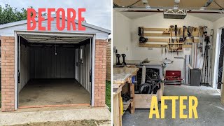 Convert a Concrete Panel Garage into a Workshop [upl. by Seward]