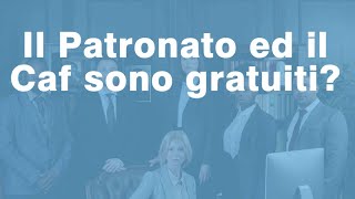 Patronato e CAF sono GRATUITI Quali pratiche si PAGANO [upl. by Hasin]