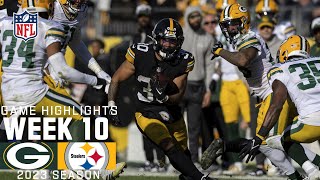 Green Bay Packers vs Pittsburgh Steelers  2023 Week 10 Game Highlights [upl. by Haianeb14]