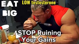 3 Bodybuilding Foods That is DESTROYING Your Testosterone Levels [upl. by Tiertza382]