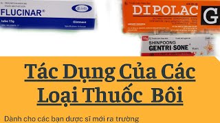 Tác Dụng Của Các Loại Thuốc Typ Bôi  Dược Sĩ Cần Biết [upl. by Bara]