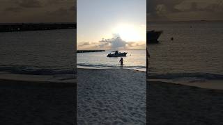 Sunset on Anguilla Beach beachvibes travel eveningsunset shorts caribbean [upl. by Ocsicnarf]