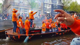 Koningsdag Amsterdam 27 april 2018 [upl. by Onidranreb188]