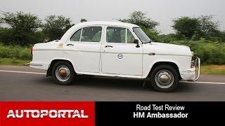 Hindustan Motors Ambassador Test Drive Review  Auto Portal [upl. by Kessel]