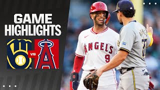 Brewers vs Angels Game Highlights 61824  MLB Highlights [upl. by Melesa165]