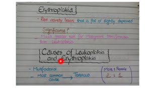 Leukoplakia And Erythroplakia [upl. by Rimaa632]