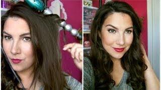 Volumized Waves Using a Bubble Curling Wand [upl. by Morehouse]