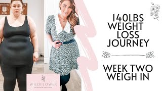 One2One Diet by Cambridge Weight Plan  One2OneDiet Wildflower  Week 2 Weigh In Update [upl. by Eloken]