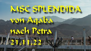 MSC Splendida  von Aqaba nach Petra [upl. by Ferne]