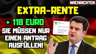 ⚡️ACHTUNG RENTNER ExtraRente Einmaliger Antrag bringt 118 Euro mehr im Monat [upl. by Kallista178]