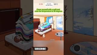 Cover yourself with a quilt and raise the temperature to 30 degrees shortgame games gaming [upl. by Kcirederf]