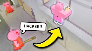 i used hacks in a Roblox Piggy youtuber lobby [upl. by Karalee]