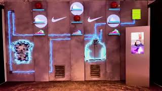 Projection Mapping Nike Retail Wall [upl. by Rohclem]