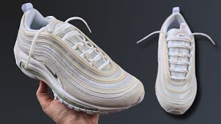 HOW TO LOOSE LACE AIR MAX 97 Best Way [upl. by Yeltneb]