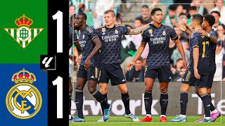 Real Betis 11 Real Madrid  HIGHLIGHTS  LaLiga 202324 [upl. by Lielos]