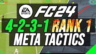 FC 24  4231 Rank 1 META Custom Tactics amp Instructions Post Patch Including Playerstyles Updates [upl. by Furlani]