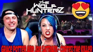 Grace Potter and Joe Satriani  Cortez the Killer Cover THE WOLF HUNTERZ Reactions [upl. by Luanni187]