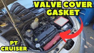 Easy valve cover gasket replacement on a pt cruiser [upl. by High]