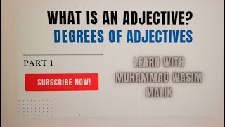 Degrees of Adjectives [upl. by Savadove692]