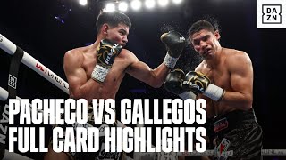 FULL CARD HIGHLIGHTS  Diego Pacheco vs Manuel Gallegos [upl. by Ylloj643]